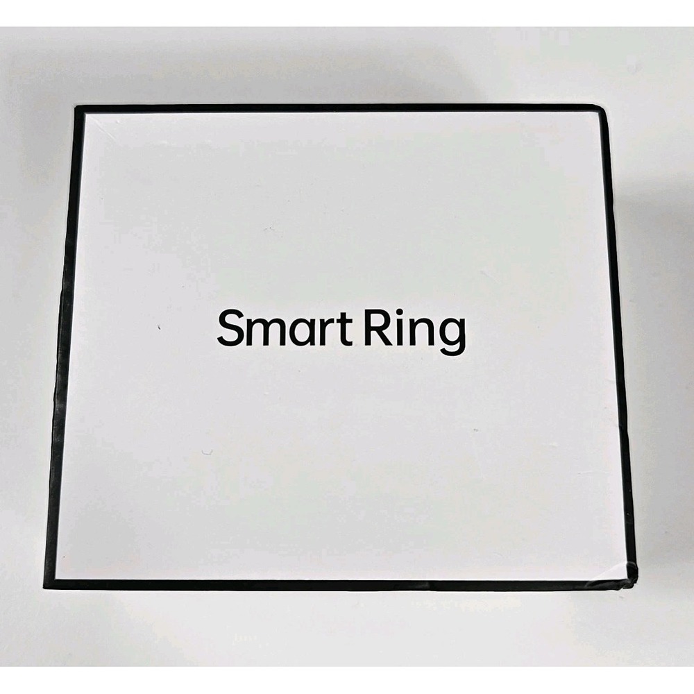 Smart Ring Health Tracker Fitness Tracker Heart Sleep Size 12 Black‎ NIB